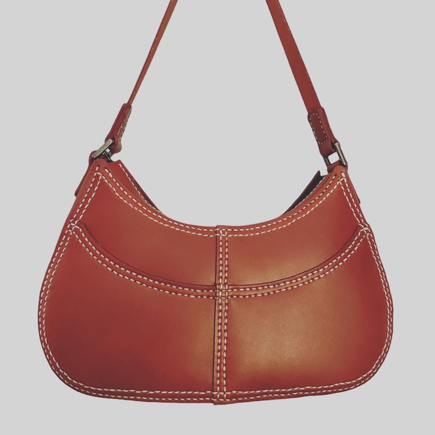 Brown Leather Hand Bag