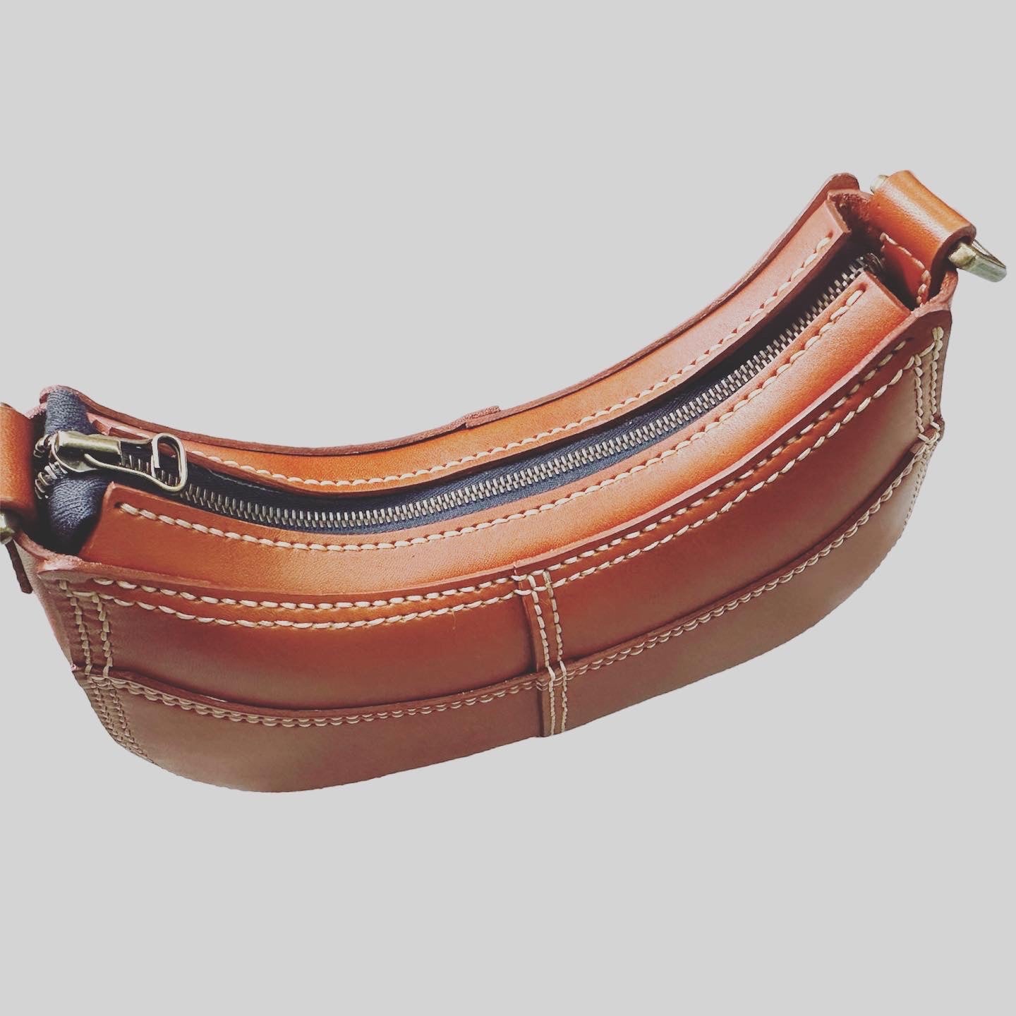 Brown Leather Hand Bag