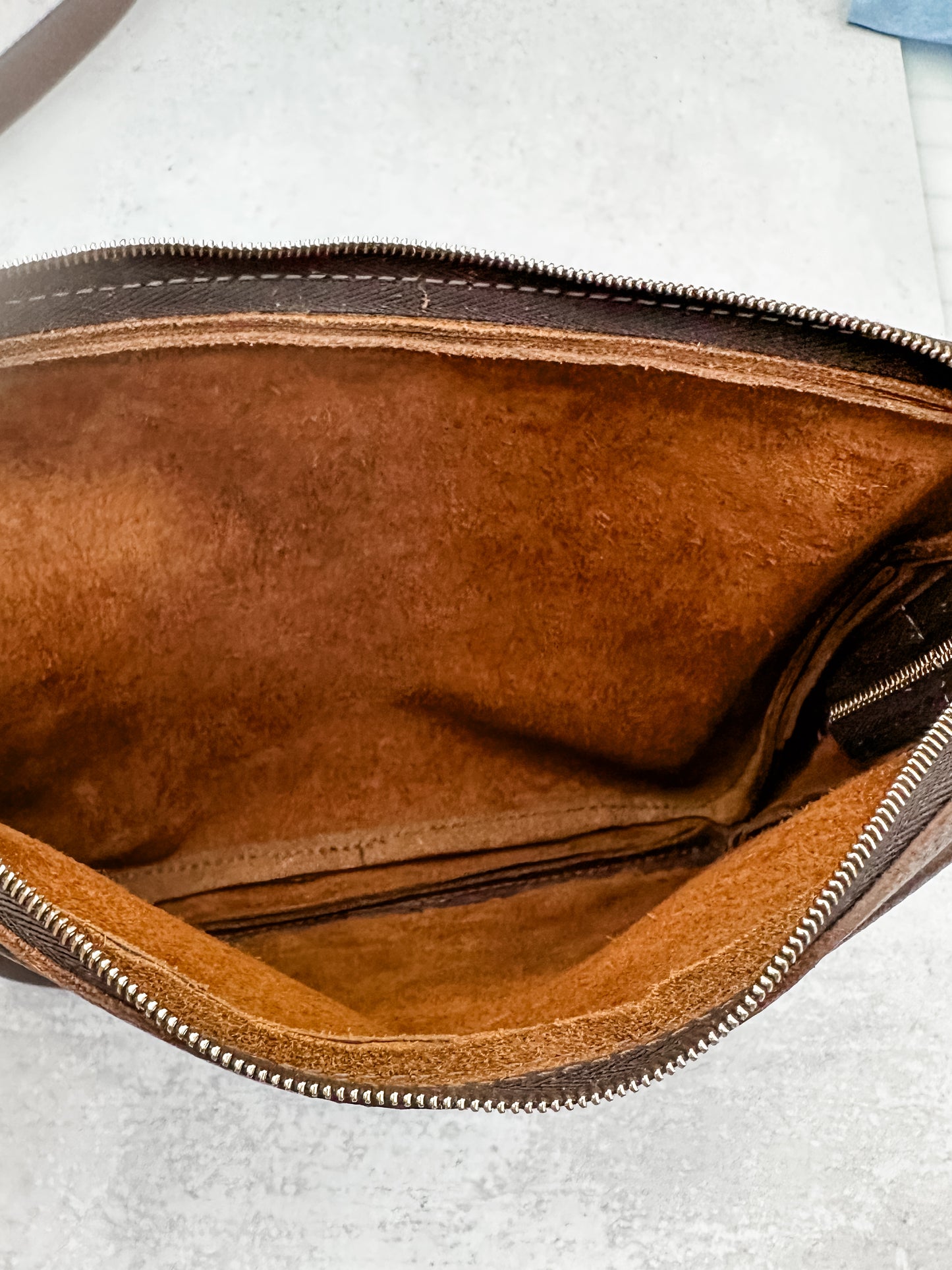 Brown Leather Crossbody Purse