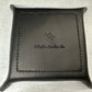 Black Leather/Black Alligator Valet Tray