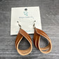 Twisted Leather Earrings