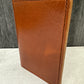 Golden Brown Leather Passport Cover