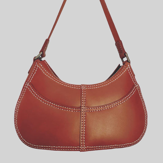 Brown Leather Hand Bag