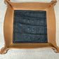 Natural/Navy Alligator Leather Valet Tray