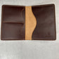 Dark Brown Leather Passport Cover