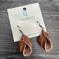 Twisted Leather Earrings
