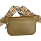 Olive Slim Crossbody Pouch