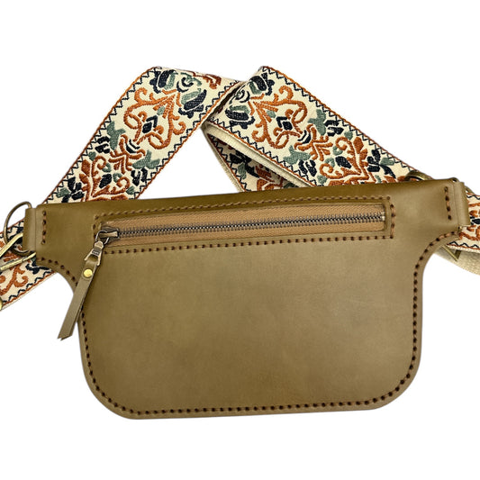 Olive Slim Crossbody Pouch