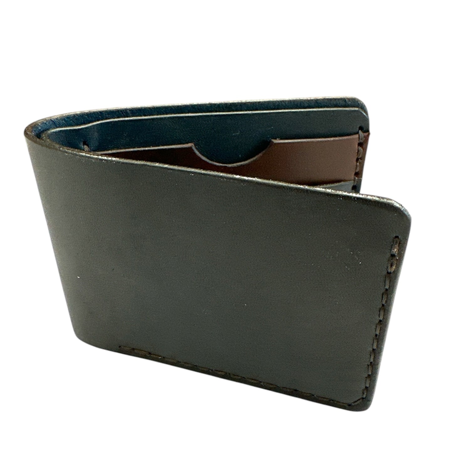Navy/Brown Bifold Wallet