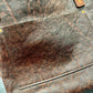 Brown Zipper Top Tote
