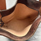Brown Zipper Top Tote